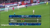 All Penalties - Caen 1-3 Marseille - 03-01-2016