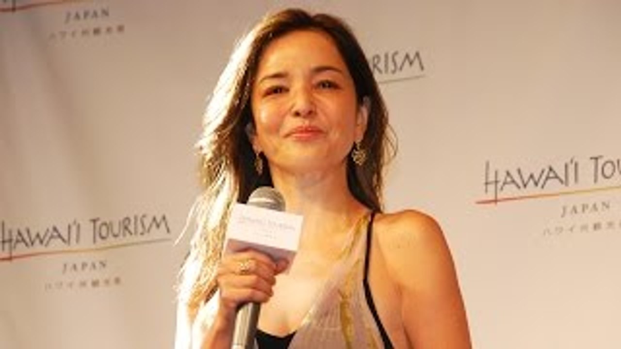 梨花、ハワイ移住で優しさ実感　『ハワイ州観光局　親善大使就任発表会』