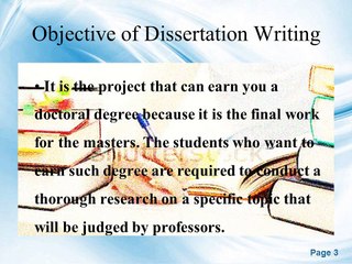 What is a Dissertation. Definition of Dissertation.