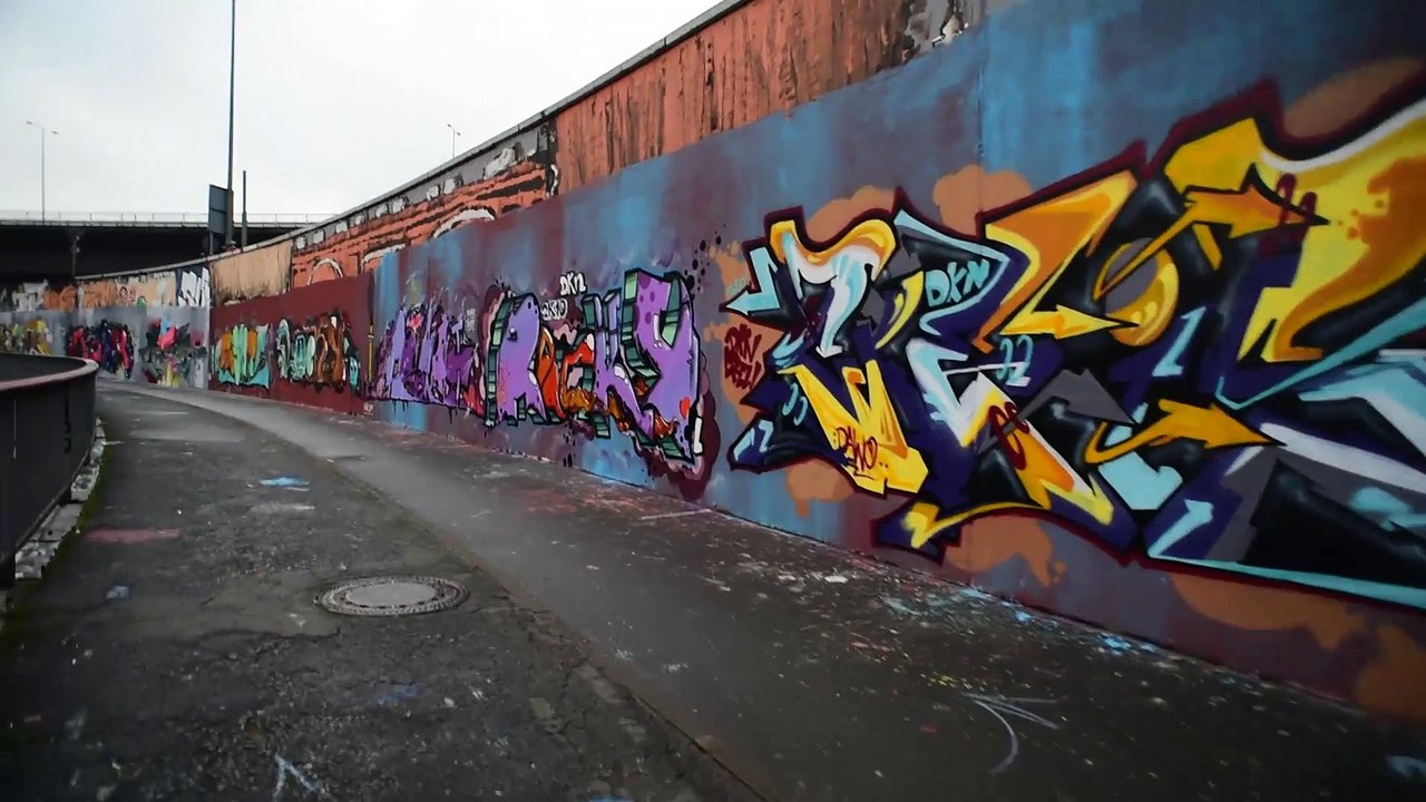 Frankfurt Germany Graffiti DKN ILLZOO Crews RTSWGKRSL 2016