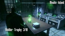 Batman Arkham Knight All Riddler Trophies Bleake Island Part I