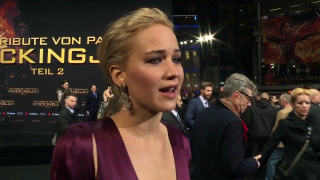 Jennifer Lawrence Interview at the Hunger Games: Mockingjay Part 2 Berlin Premiere (2015)