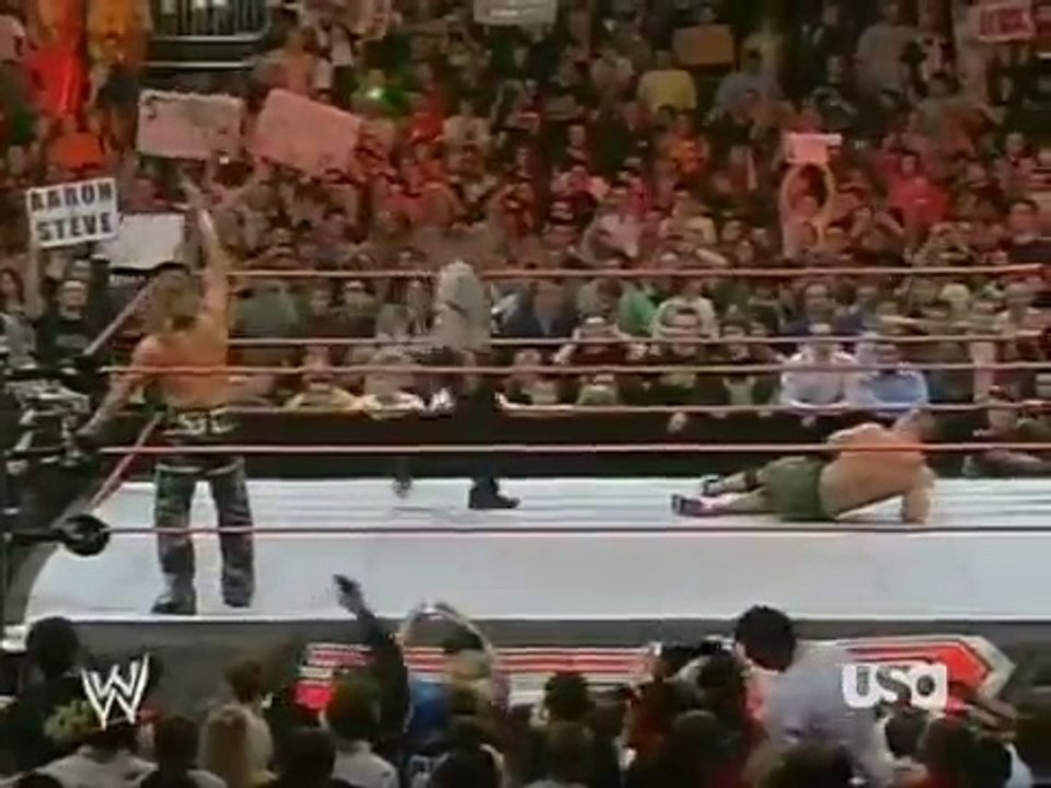 John Cena VS Shawn Michaels WWE Monday Night RAW 4/23/07