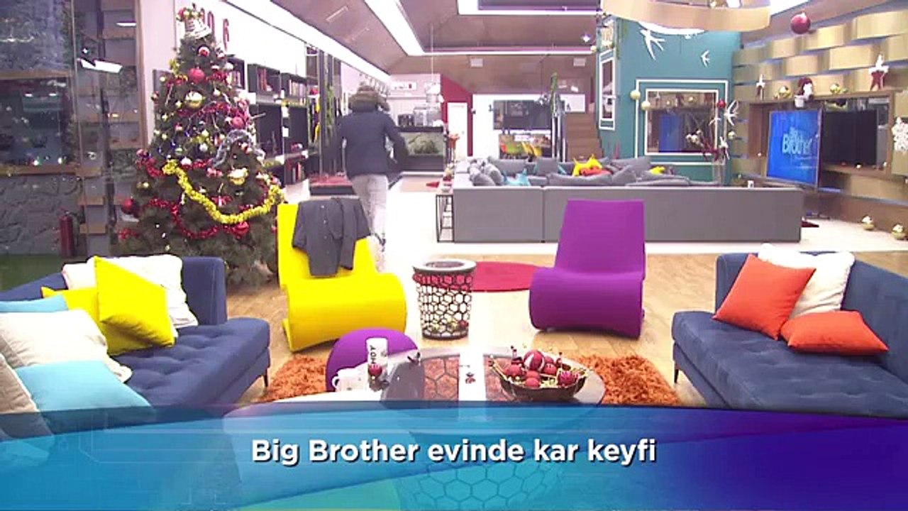 Big Brother Evinde Kar Eğlencesi