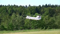 CHINOOK CH 47 VARIO RC SCALE MODEL TANDEM HELICOPTER FLIGHT SHOW / Pöting Turbine Meeting