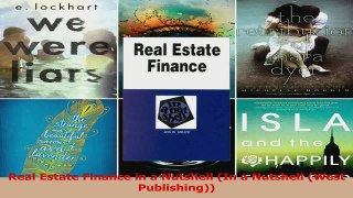PDF Download  Real Estate Finance in a Nutshell In a Nutshell West Publishing Read Full Ebook