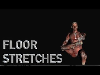 20 Floor Stretches - Black Background