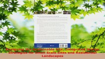 PDF Download  Designing the Sustainable Site Integrated Design Strategies for Small Scale Sites and PDF Full Ebook