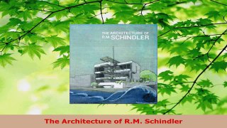 Read  The Architecture of RM Schindler EBooks Online