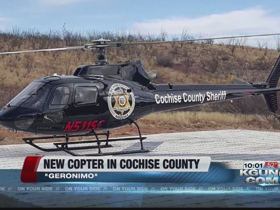 New helicopter takes flight for Cochise County Sheriff's Department