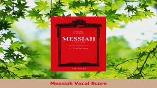 Read  Messiah Vocal Score Ebook Free
