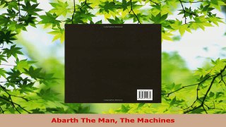 Read  Abarth The Man The Machines EBooks Online