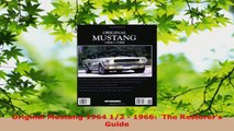 Download  Original Mustang 1964 12  1966  The Restorers Guide PDF Free