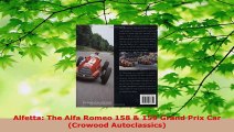 Download  Alfetta The Alfa Romeo 158  159 Grand Prix Car Crowood Autoclassics Ebook Free