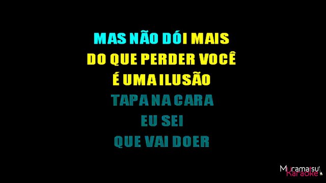 Zezé Di Camargo & Luciano - Tapa Na Cara [Arrocha] (Karaoke Version)