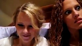 Taylor Swift & Abigail Singing On Taylors Bed