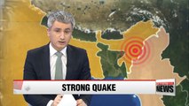 Strong quake hits India-Myanmar border region, at least 4 killed