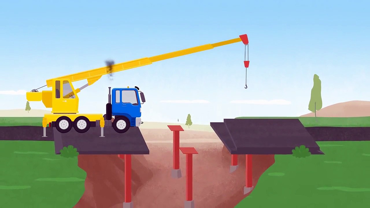 Kids Cartoons: TRUCK TRANSFORMERS! (Garbage Truck, Crane & Cement Mixer) Doc McWheelie!