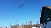 Чёрное кольцо в небе Казахстана. Странное явление (3)