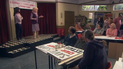 Nan supports the Tenants Association - Catherine Tates Nan: Episode 2 Preview - BBC One Christm