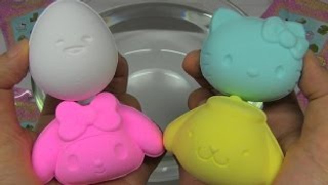 Hello Kitty, My Melody, Pom Pom Purin, Gudetama Shaped Bath Bomb
