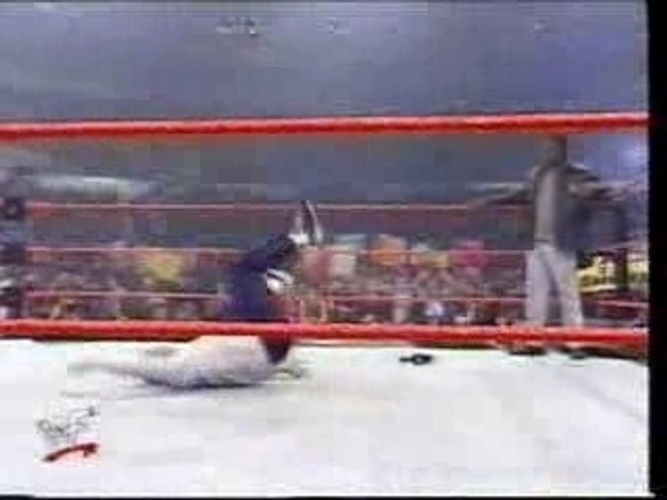 Kurt Angle does the "Dorkarooni"
