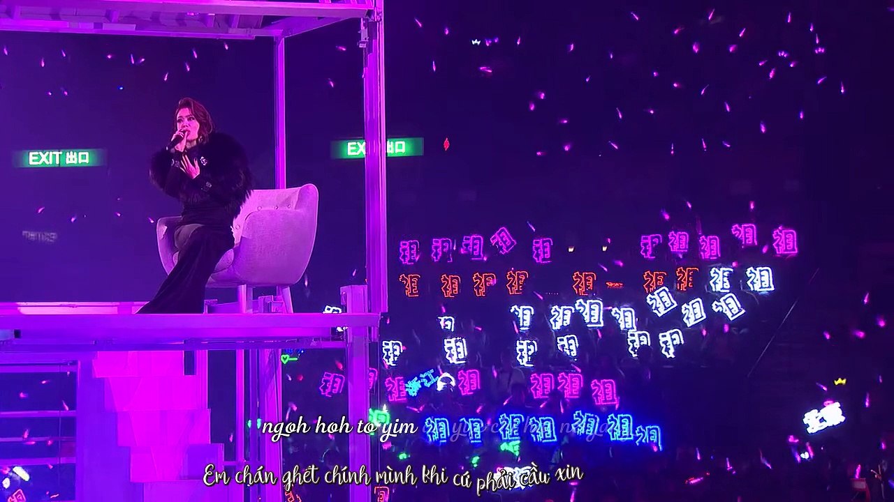 [Vietsub + Kara] Thói quen thất tình | 習慣失戀 - Dung Tổ Nhi | Joey Yung | 容祖兒 (Live in concert 1314)