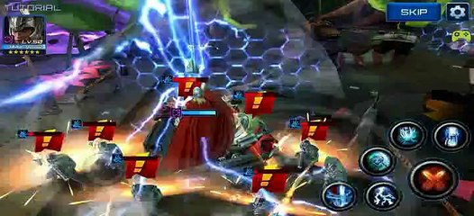 Marvel Android Game Replay with Thor Power