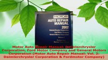 Download  Motor Auto Repair Manual Daimlerchrysler Corporation Ford Motor Company and General PDF Online