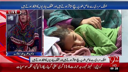 Khushk Sardi Or Ihtyatai Tadadbir – 04 Jan 16 - 92 News HD