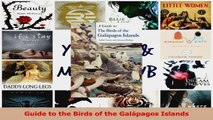 Guide to the Birds of the Galápagos Islands PDF