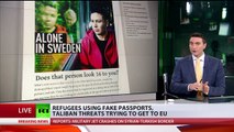 Refugees use fake passports, Taliban threats to get to EU