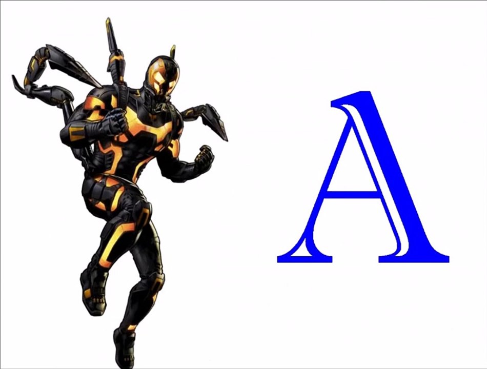 alfabeto italiano per bambini - impara le lettere in maniera semplice con antman