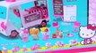 Hello Kitty Fast Food Truck Car Playset with Burger, Fries Toy Unboxing Video ⓋⒾⒹéⓄ