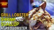Grill Lobster, Shrimp And Scallop At Red Lobster | Cooking Asia