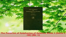 Download  The Panarion of Epiphanius of Salamis Book 1 Sects 146 Bk 1 Ebook Free