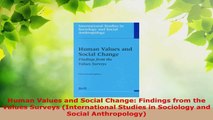 Read  Human Values and Social Change Findings from the Values Surveys International Studies in Ebook Free