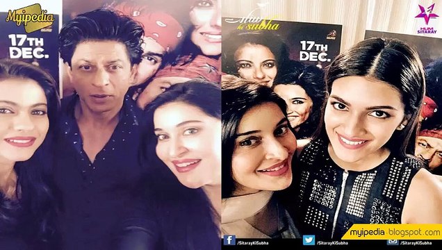 Shahrukh Khan, Kajol & Dilwale Cast with Sanam Jung & Shaista Lodhi