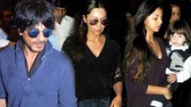 Shahrukh Khan's Daughter Suhana Carries AbRam At The Airport