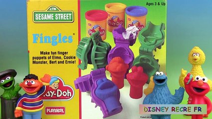 Pâte à modeler Play Doh 1 rue Sésame Elmo Fingles Sesame Street Playset