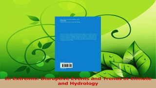 Download  In Extremis Disruptive Events and Trends in Climate and Hydrology Ebook Online