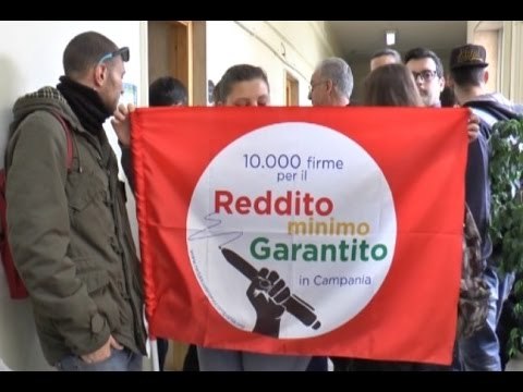 Napoli - Reddito minimo garantito: presentata proposta di legge (12.11.15)