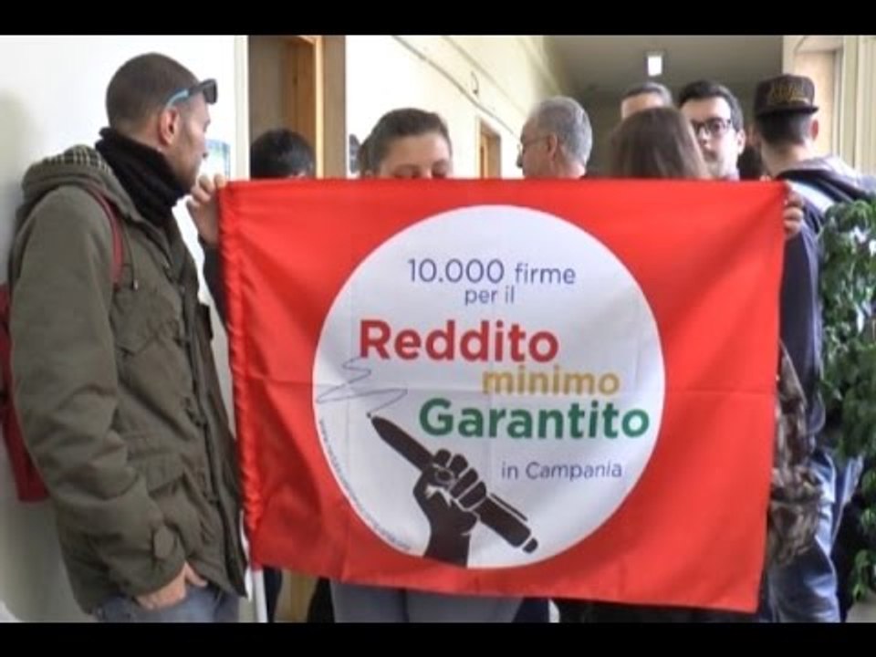 Napoli - Reddito minimo garantito: presentata proposta di legge (12.11.15)