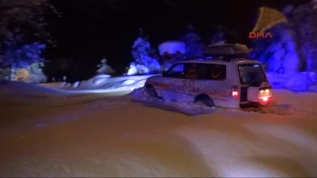 Emekli Madenci Paletli Ambulansla 4 Saatte Hastaneye Kaldırıldı