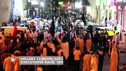 Hillary Clinton says Saudi Arabian executions raise 'serious questions'