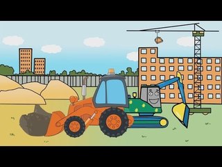 ✔ The Bulldozer will teach to take care of nature! Compilation for children! 40 Episode.