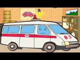 ✔ Ambulance Car Cartoon For Children. Animation For Kids, Babies and Toddlers - City Cars 7 episode
