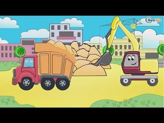 ✔ Excavator in the action! Cartoons for children! Compilation for kids - 10 Minutes! 37 Episode.
