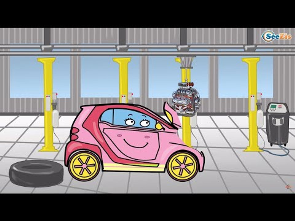 ✔ Car Garage | Monster Truck | Kids Car Service | Children's Car Cartoons | 14 Episode