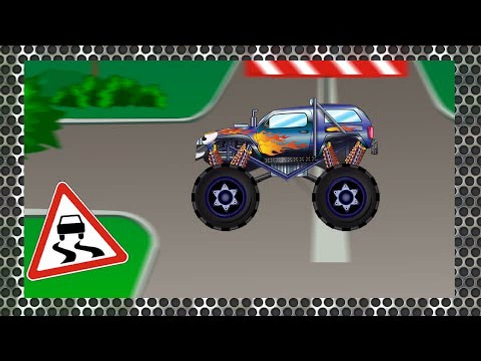 ✔ Compilation about Monster Trucks - Car Cartoons. Cars Compilation for kids. 60 Minutes